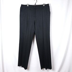 Santorelli Dress Pants Career Trouser Made in Italy Gray Woman 14, Dark Academia